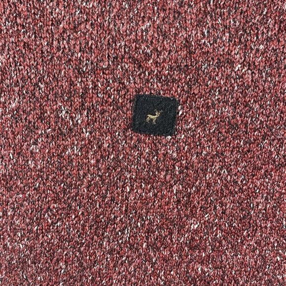 Woolrich Vest Womens L Cranberry Full Zip Cardigan Christmas Winter Holiday - Picture 6 of 12